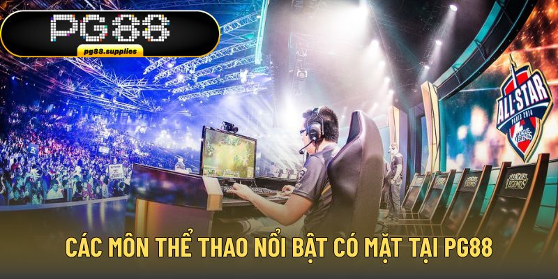 Điểm qua những bộ môn thi đấu nổi bật đang có tại đây